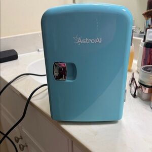 AstroAI Blue Mini Cosmetic Fridge